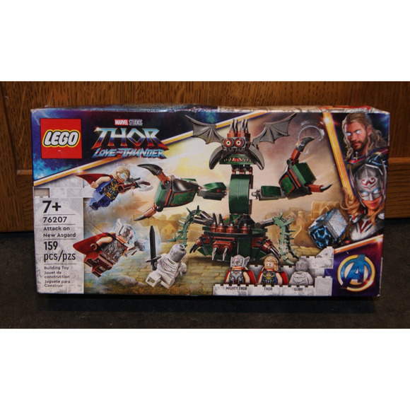 Lego Marvel Studios Thor Love and Thunder Attack On New Asgard 76207 NEW SEALED - Picture 1 of 5